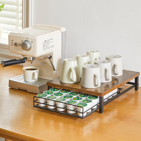IBUYKE coffee pod drawer capacity 30-40 pods for daily selection