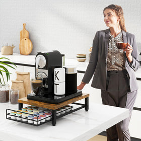 IBUYKE kitchen counter organizer brown keeping countertops neat