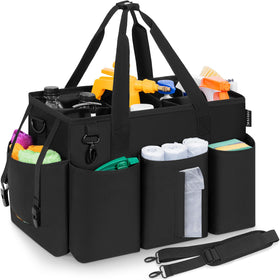 IBVIVIC Wearable Cleaning Caddy Bag with large capacity keeps supplies organized.