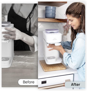 Ibyx Elegant Appliance Slider durable construction for long-lasting counter organization.