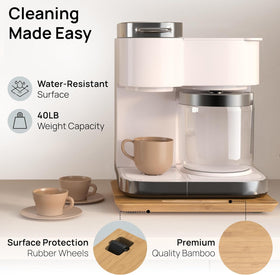 Ibyx Elegant Appliance Slider surface-protection profile with smooth glide on countertops.