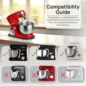 Ibyx Mixer Slider compatible with 4.5 Qt mixers for versatile kitchens