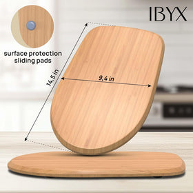 Ibyx Mixer Slider protects countertops with a scratch-free surface