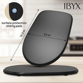 Ibyx Mixer Slider under-cabinet use keeps counters clear and accessible