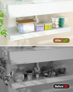 iCASA acrylic detergent powder container stores powder neatly and protects against spills