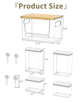 iCASA acrylic dishwasher pod container (medium) organized on the shelf
