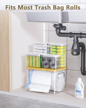 iCASA kitchen pantry organization under sink image highlights compact space-saving solution