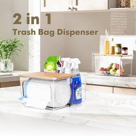 iCASA large-roll capacity up to 100 bags helps reduce trips to replace bags