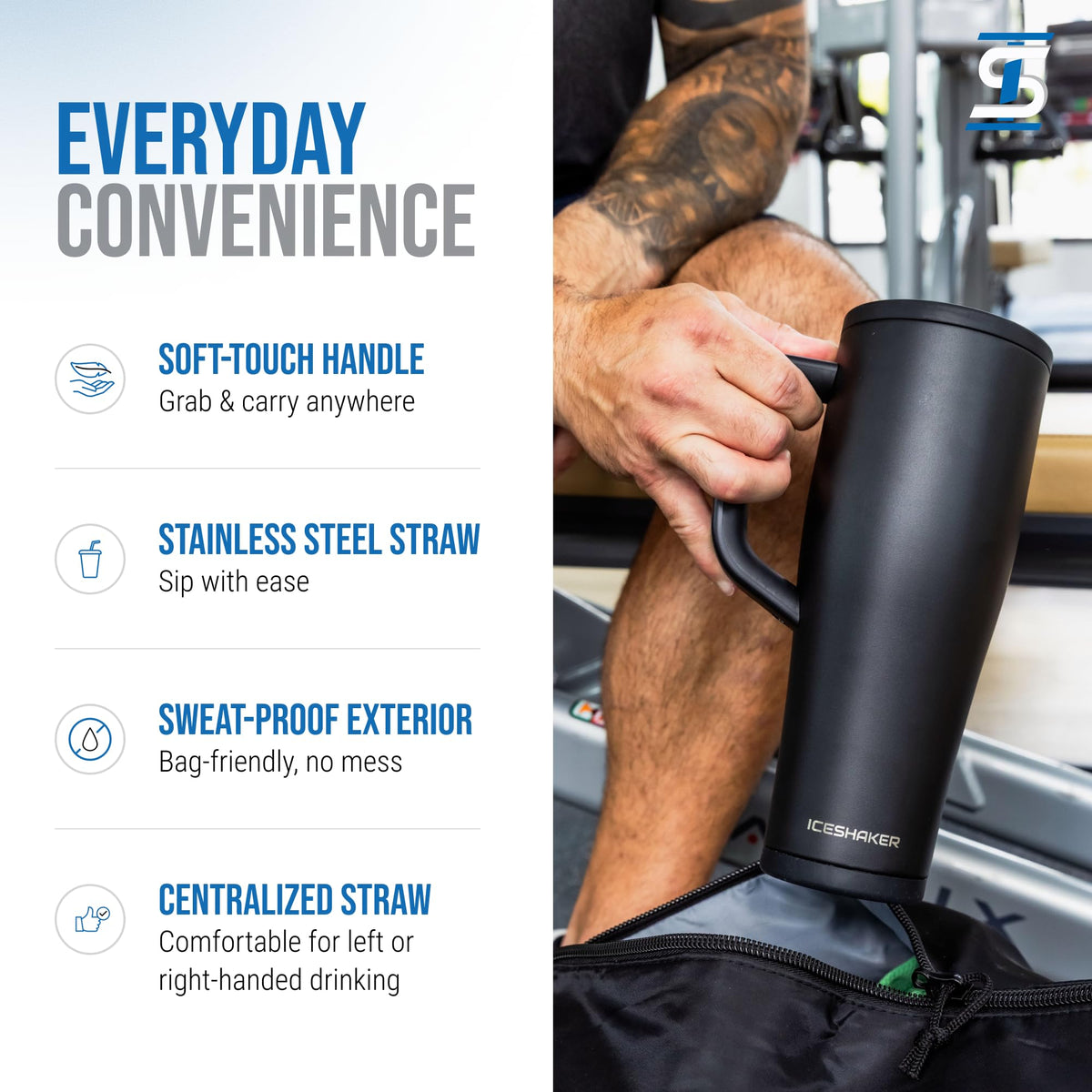 Ice Shaker interior measurements help you track servings.