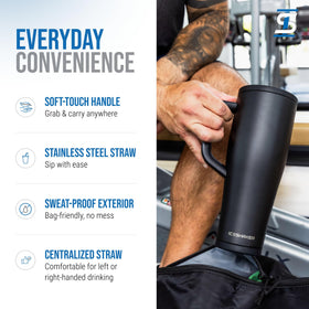 Ice Shaker interior measurements help you track servings.