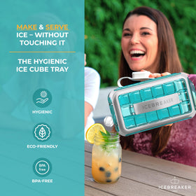 ICEBREAKER POP 2.0 fill tray for easy, spill-free freezing.