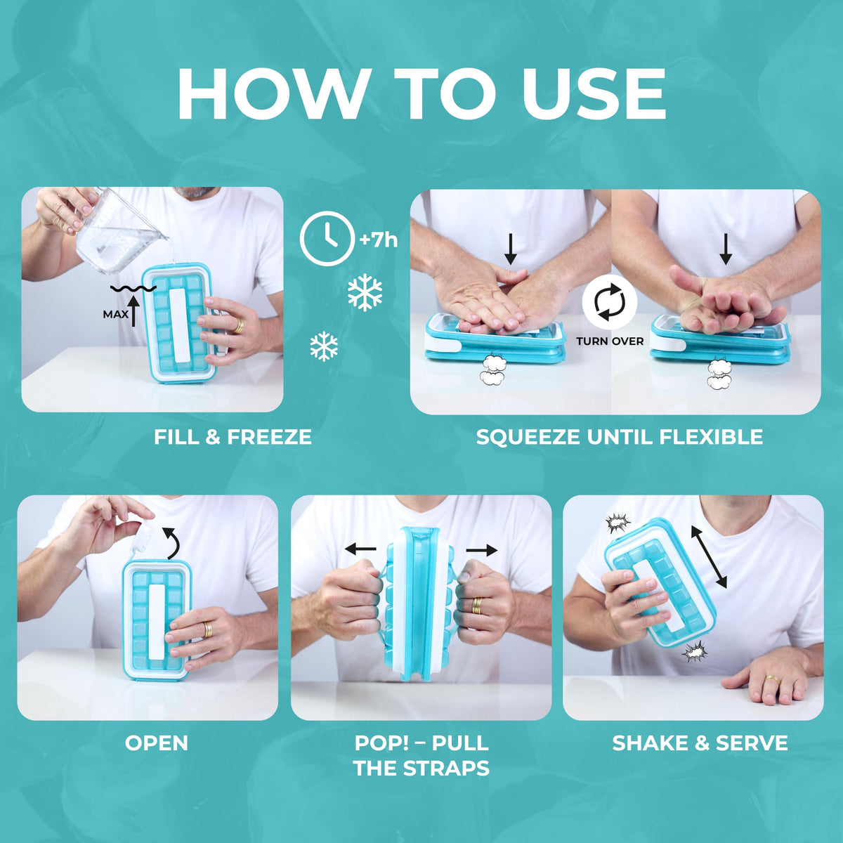 ICEBREAKER POP 2.0 is ideal for outdoor use and trips with ice on demand.