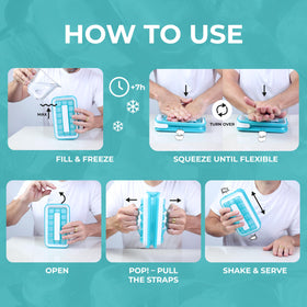 ICEBREAKER POP 2.0 is ideal for outdoor use and trips with ice on demand.