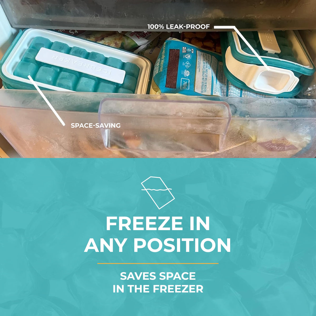 ICEBREAKER POP 2.0 spill-proof design prevents mess during serving.