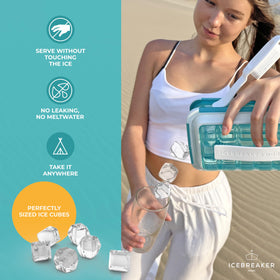 ICEBREAKER POP 2.0 storage bin keeps ice ready with minimal meltwater.