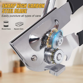 ICEKATI commercial can opener long-handle design eases heavy cans and reduces effort.