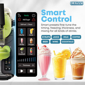 Iceman Slush-Ease Max control panel with waterproof buttons