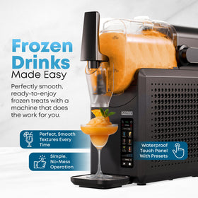 Iceman Slush-Ease Max tank-full view for batch serving
