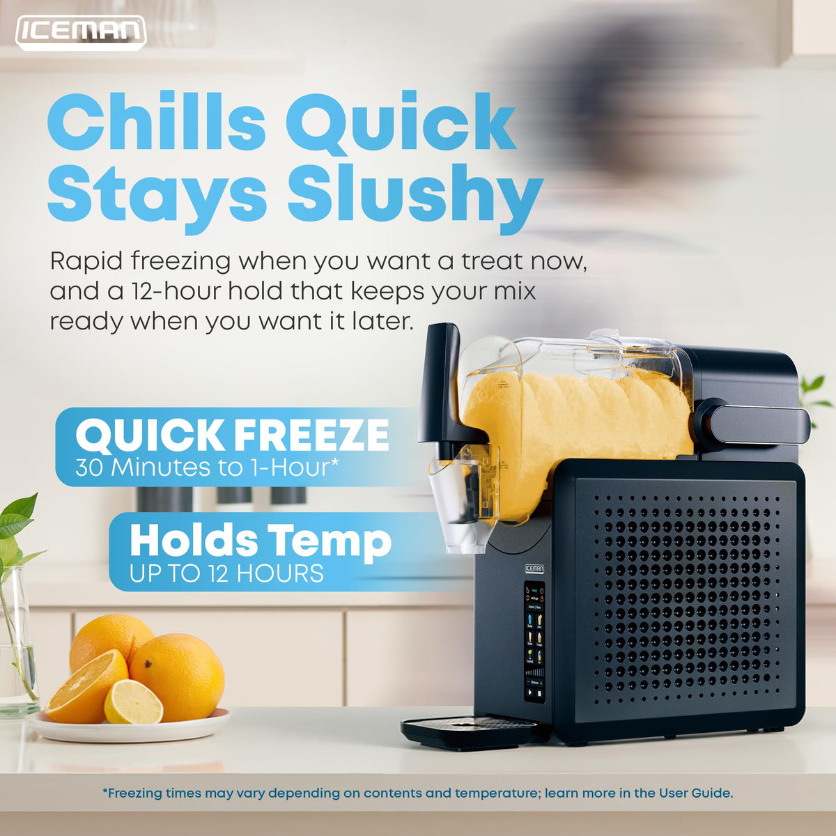 Iceman Slush-Ease Max interior tank for smooth texture