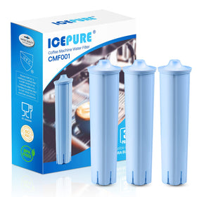 ICEPURE Jura Clearyl Blue pack of 3 replacement cartridges for compatible Jura machines.