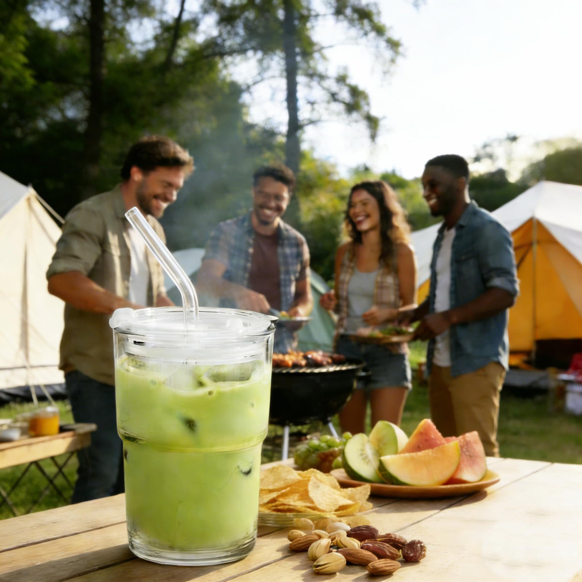ICESIP car-cup-holder-friendly size fits beverages on the go.