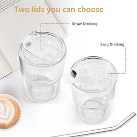 ICESIP versatile 15 oz cups suitable for matcha, latte, tea, and more.