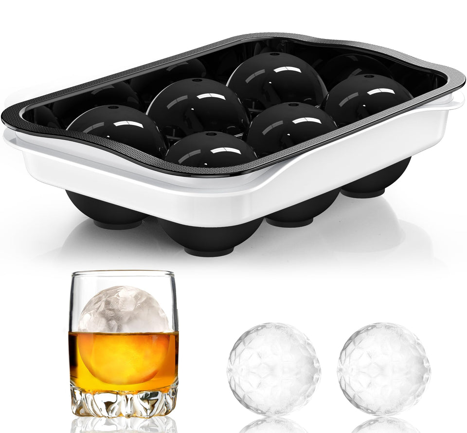 ICEXXP round ice mold with lid creates clean spheres for premium drinks.