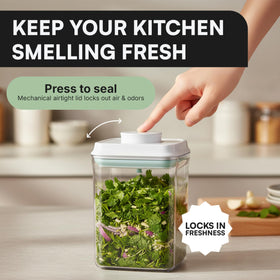 iChewie Bop Top pet food container keeps kibble fresh