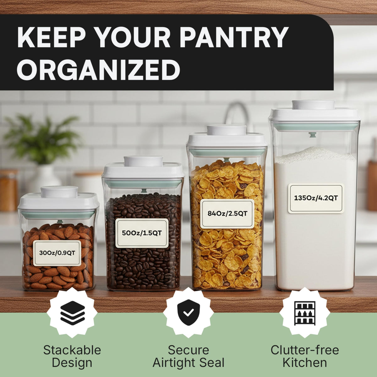 iChewie Bop Top stackable design saves fridge space