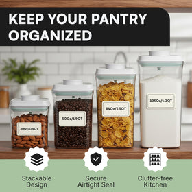 iChewie Bop Top stackable design saves fridge space