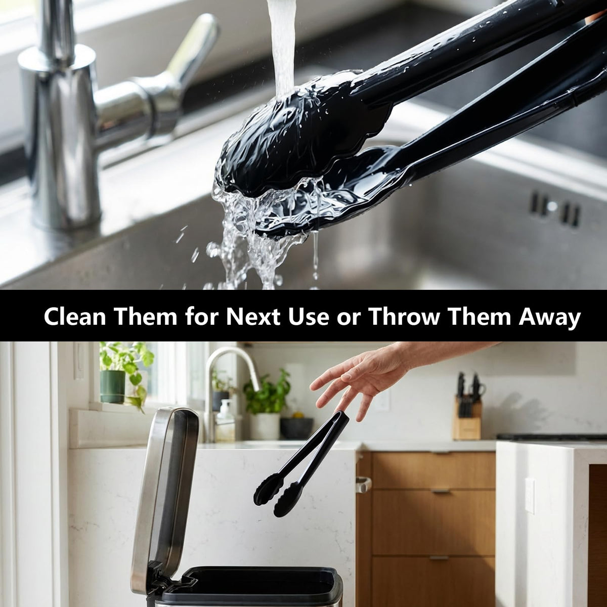 ICHROSAYA 24-pack tongs provide economical, convenient serving options.