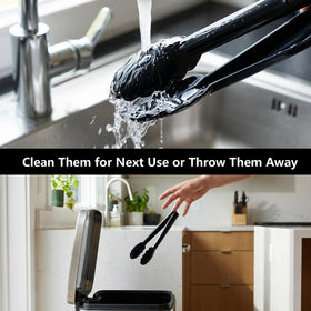 ICHROSAYA 24-pack tongs provide economical, convenient serving options.