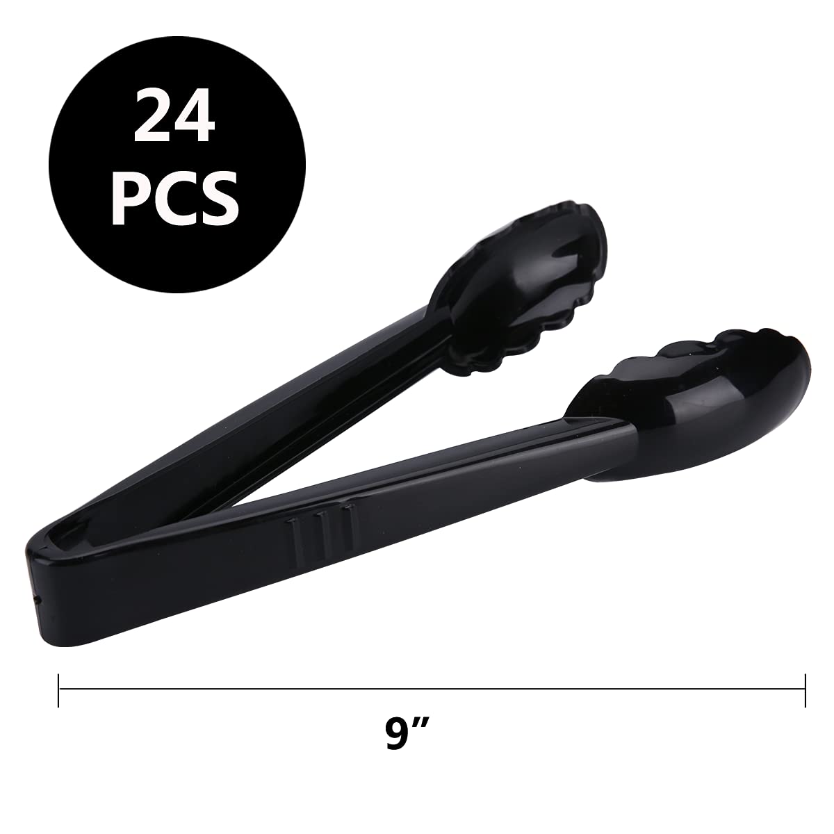 ICHROSAYA BPA-free plastic tongs ensure safe handling of all foods.