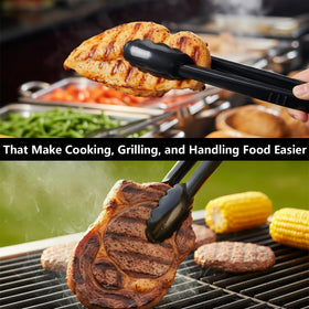 ICHROSAYA ergonomic handle tongs reduce hand fatigue during long shifts.