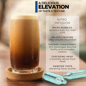 ICO nitro cocktail setup for nitrogen-infused drinks