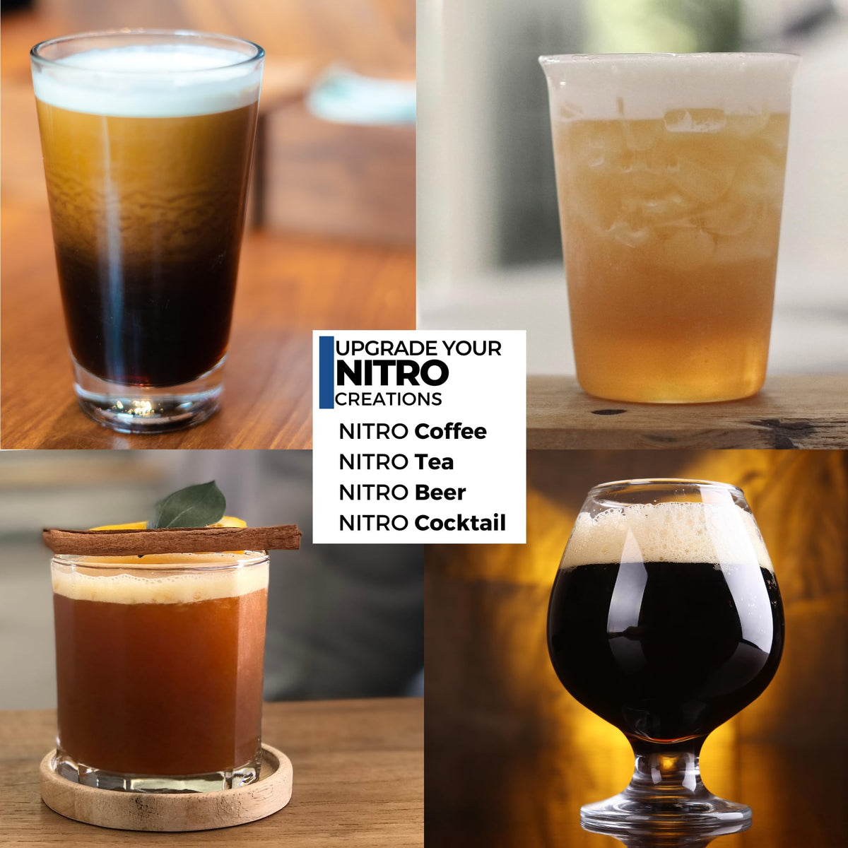 ICO nitro cartridges show compatibility with coffee systems