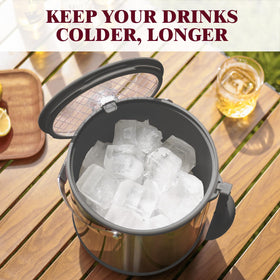 I·CODE 6-8L bucket with lid and scoop, convenient for serving
