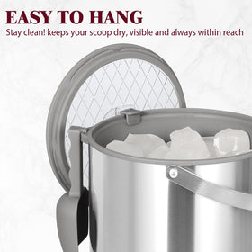 I·CODE 6-8L lid and scoop hook, keeps scoop accessible