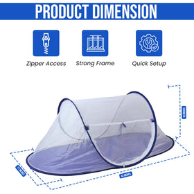 Iconikal weighted-base design stabilizes tent in windy conditions during outdoor events.