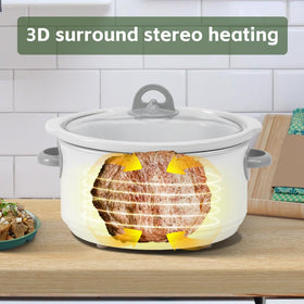 ICOOK tempered glass lid with cool-touch handles for safe monitoring