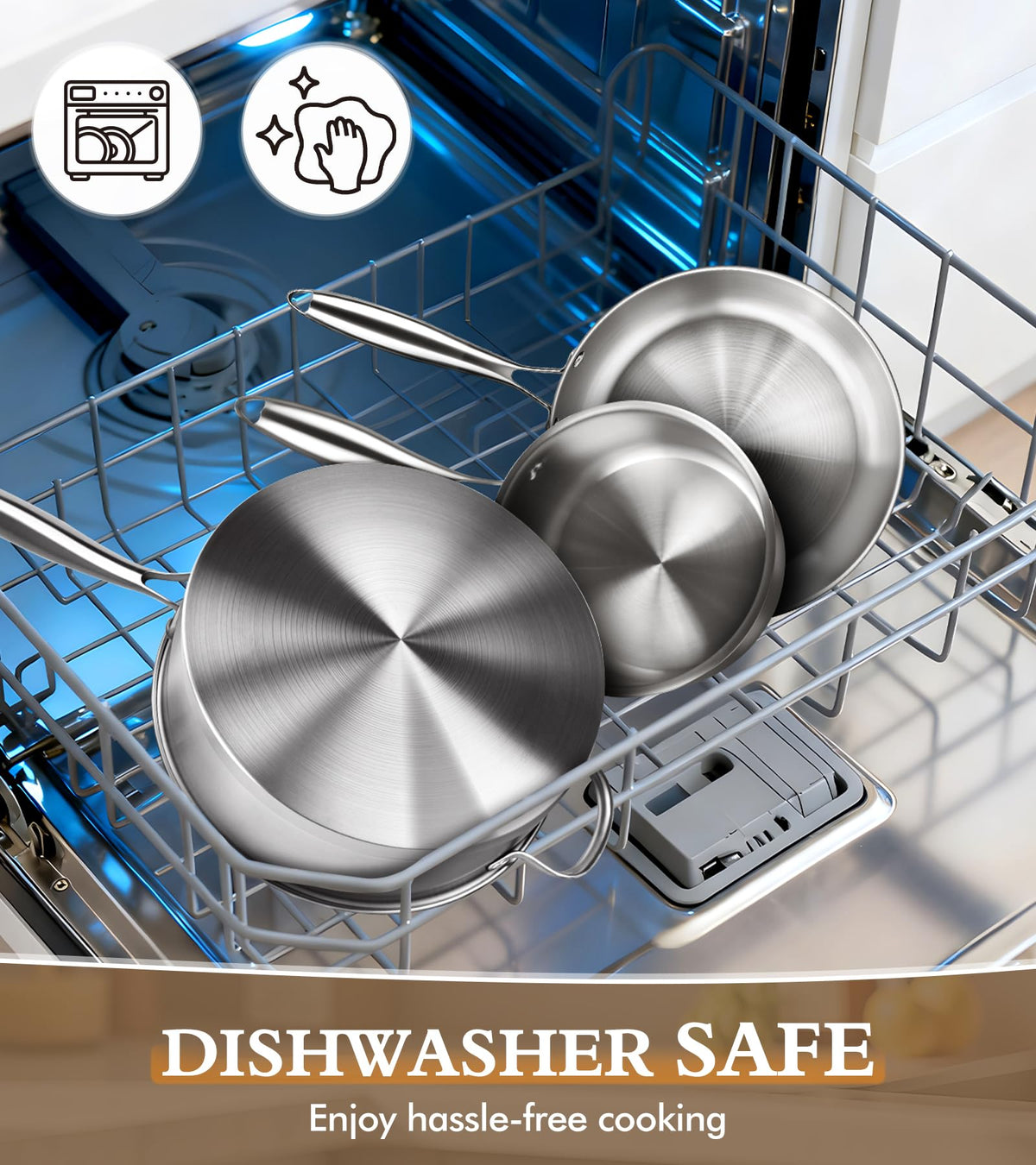 ICSTI pan protectors cushion cookware during storage and stacking