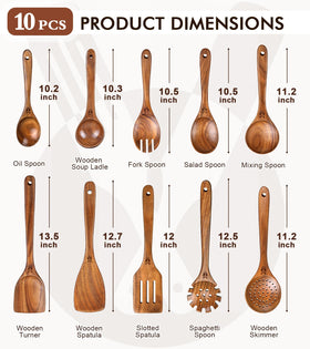 ICSTI teak spaghetti spoon perfect for pasta nights.