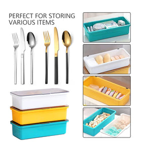 ICSTM flatware tray with water separator design keeps contents dry.