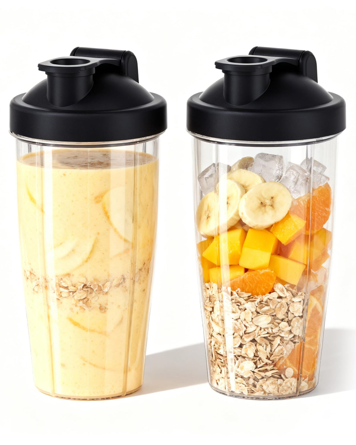 icucina 28oz blender cup with to-go lid showing travel-friendly design and BPA-free benefits