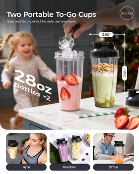 ICUCINA iCucina blender demonstrates ice crushing capability