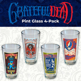 ICUP Grateful Dead pint glass designed with collectible artwork for social gatherings.