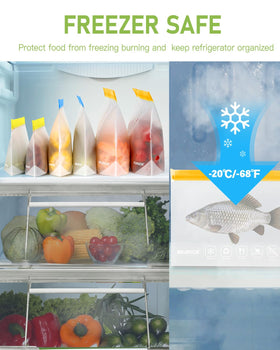 IDEATECH dishwasher safe silicone bags top rack cleaning