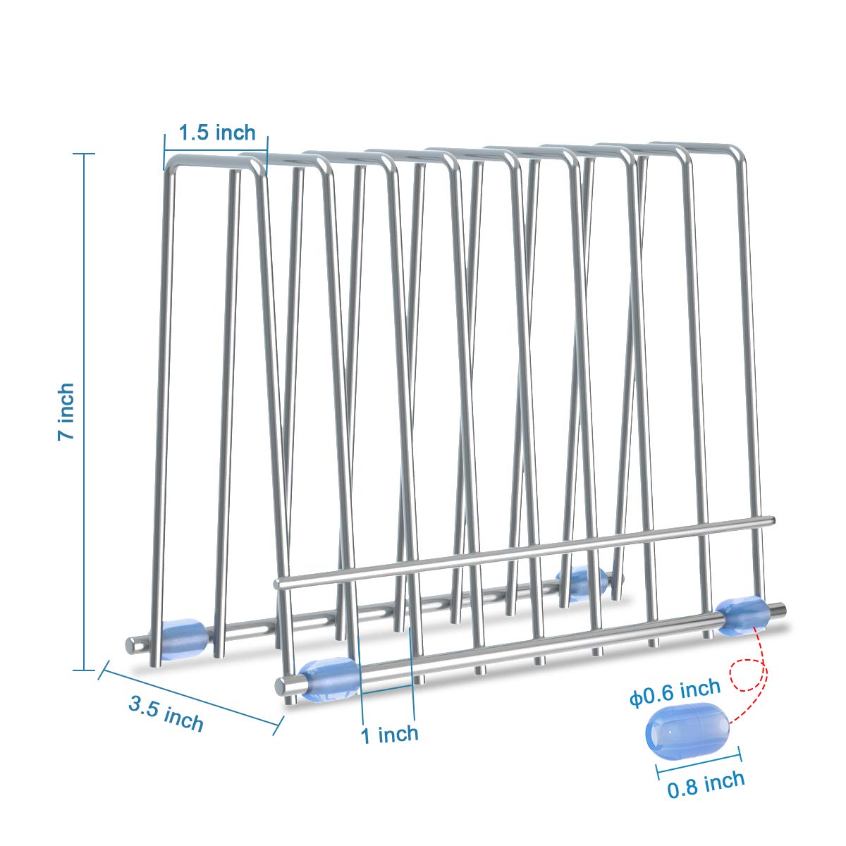 IDEATECH bags rack on kitchen counter illustrating compact, space-saving storage