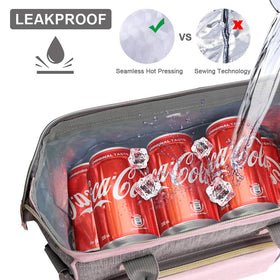 IDEATECH insulated tote with leakproof liner keeps foods fresh longer
