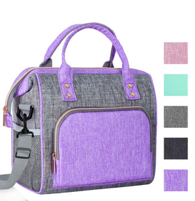 IDEATECH insulated lunch bag with front pocket for organized meals at work